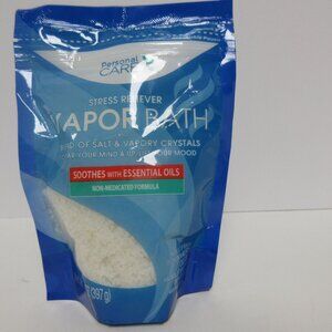 Personal Care Stress Reliever Vapor Bath Crystals W/ Essential Oils 14 Oz Each